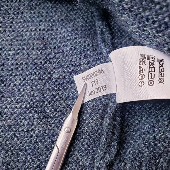 SMARTWOOL 1/2 Zip Pullover Merino Wool Blend Sweater Green Men's Size Large - Picture 8 of 12